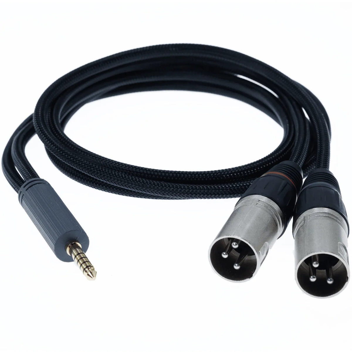 iFi Audio 4.4mm to XLR Cable SE 1m with connectors and flexible cable design for high-quality audio connections.