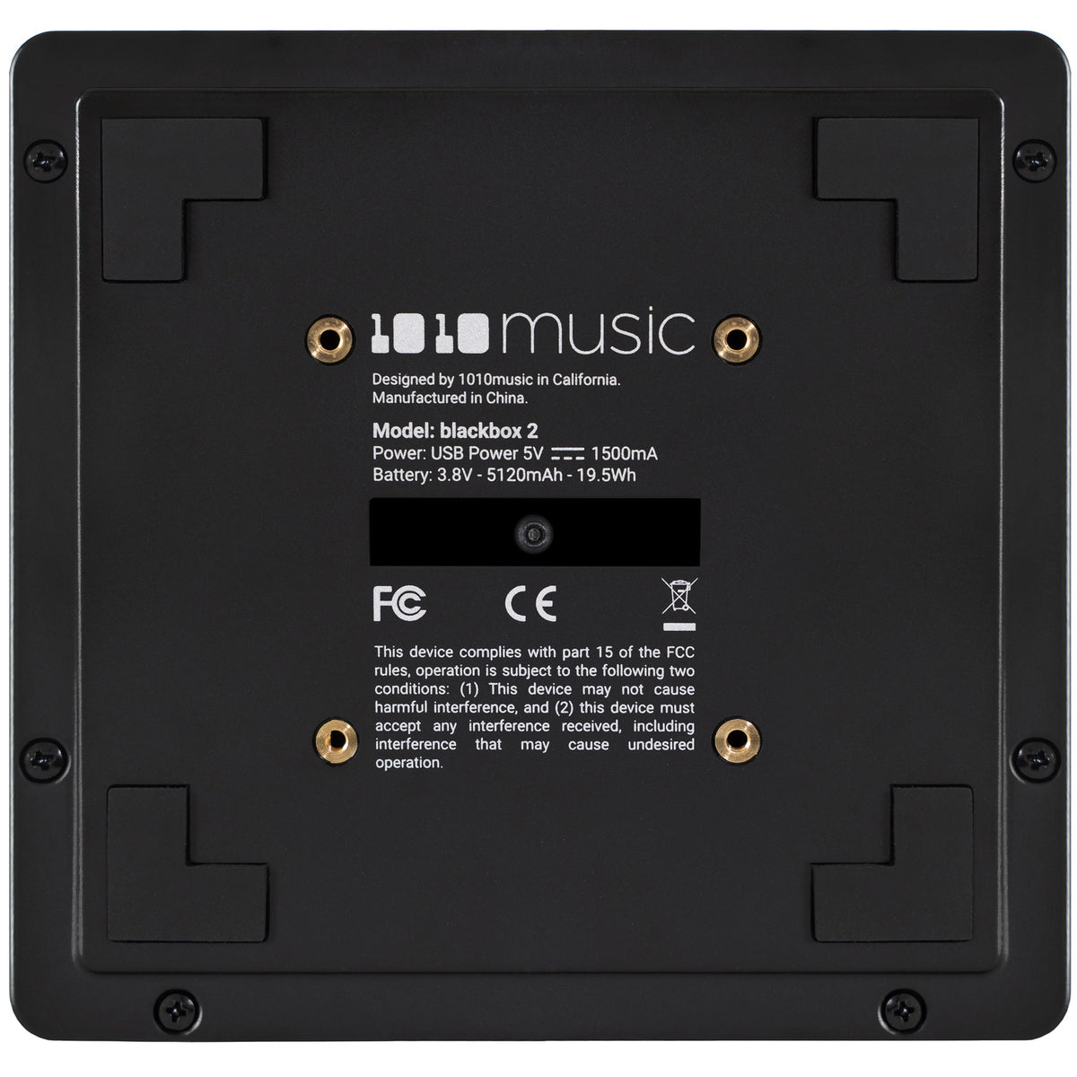 Blackbox 2 drum machine and sampler by 1010music, showing its compact design and control interface.