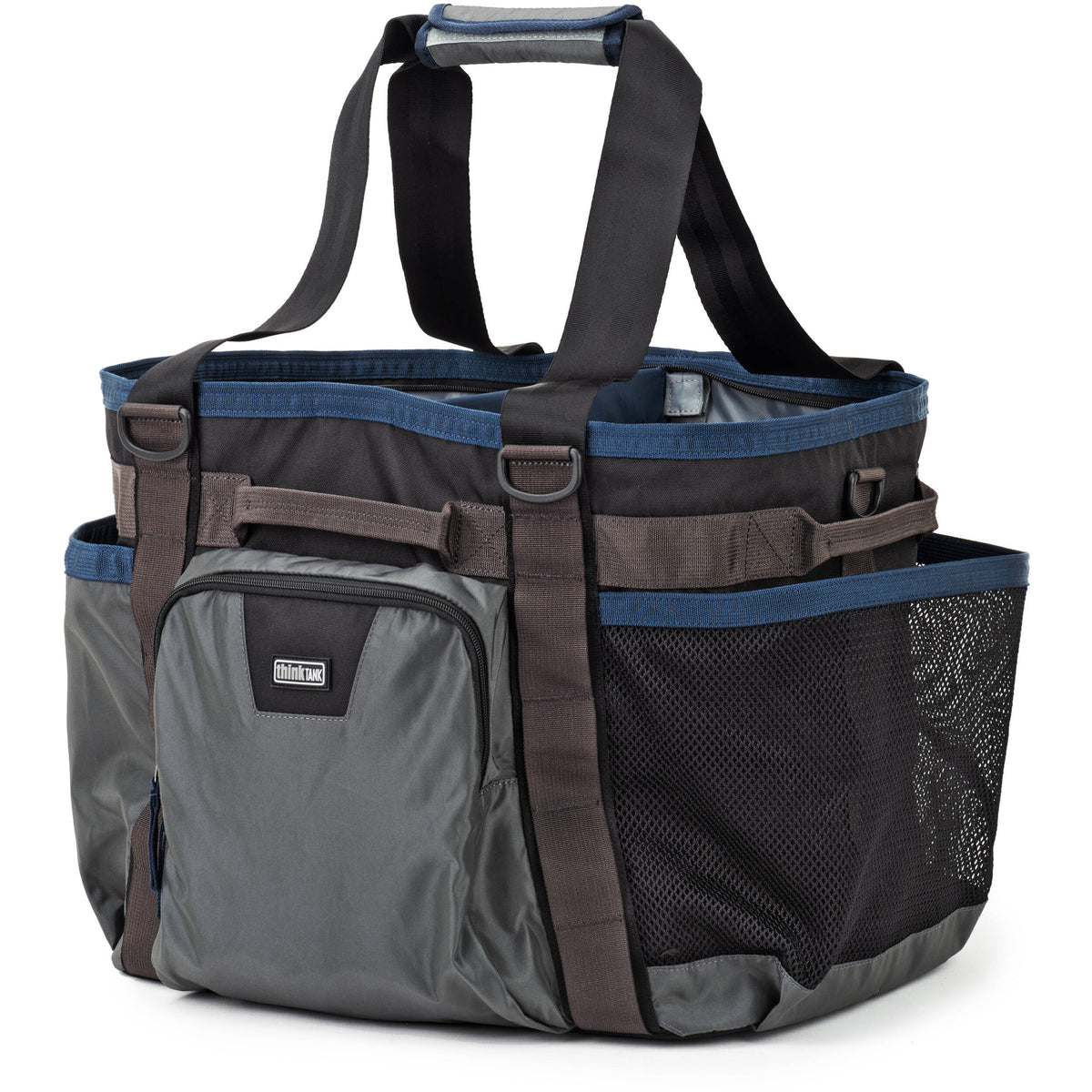 Think Tank Freeway Longhaul video equipment bag with padded compartments and adjustable straps for professional gear transport