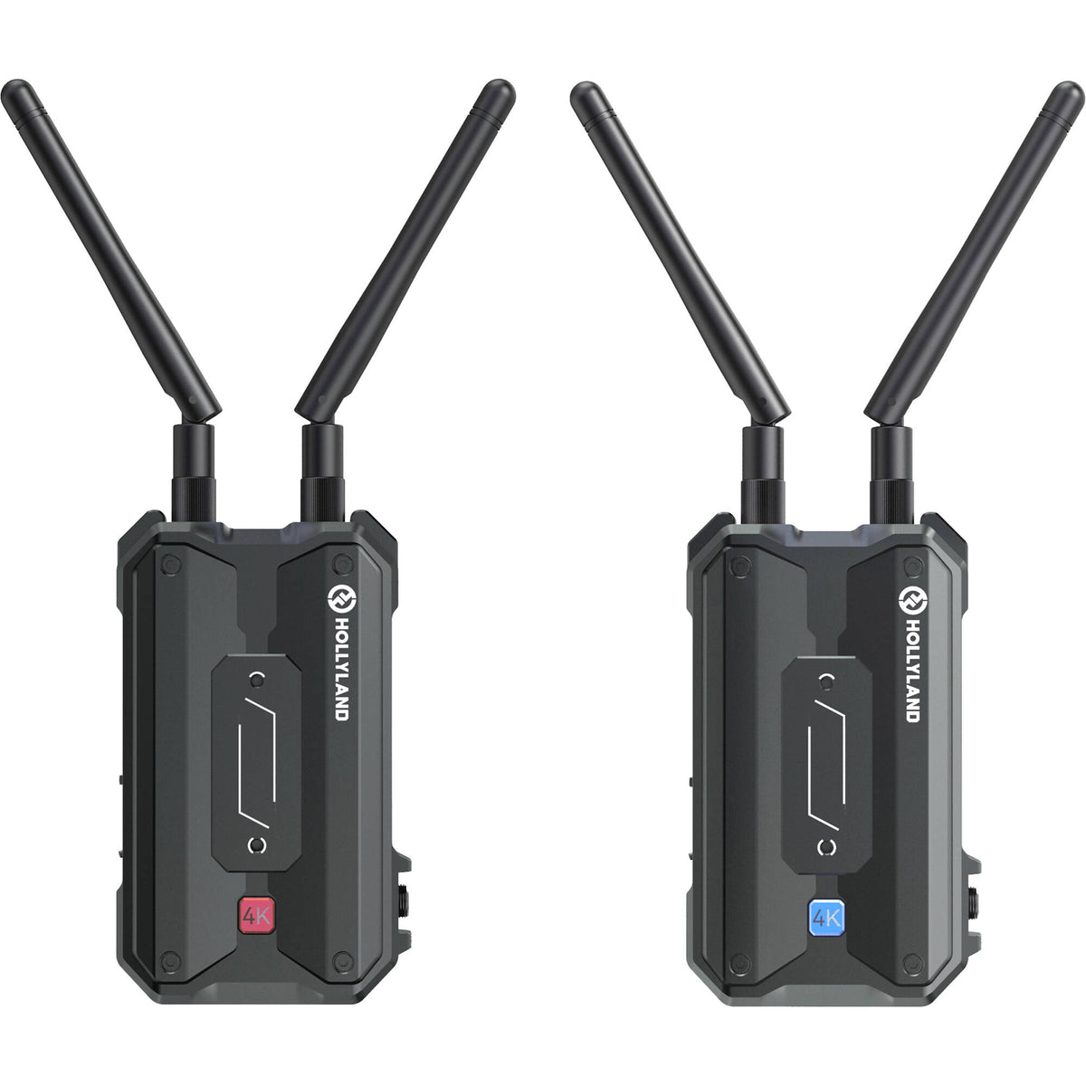 Hollyland Pyro H wireless video transmission system with transmitter and receiver units for professional video streaming.