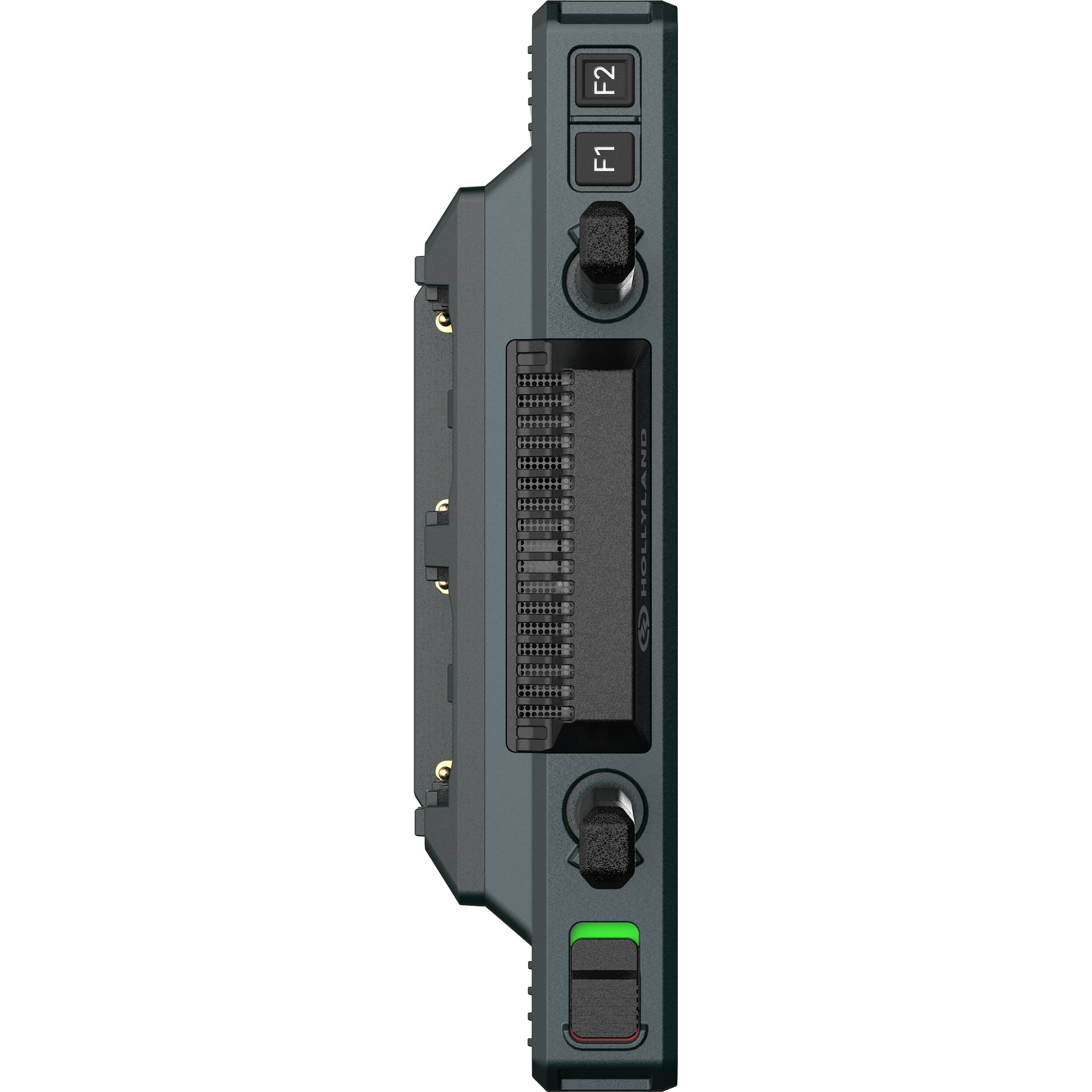 Hollyland Pyro 7 video monitor set with two compact, high-resolution screens for professional video monitoring.