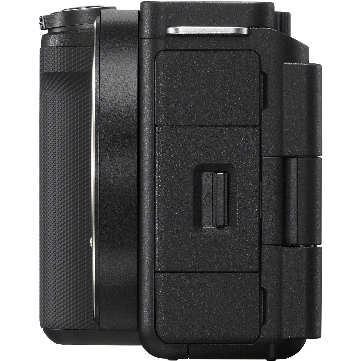 Sony ZV-E10 II mirrorless camera with 16-50mm zoom lens, ideal for high-quality video recording and content creation.