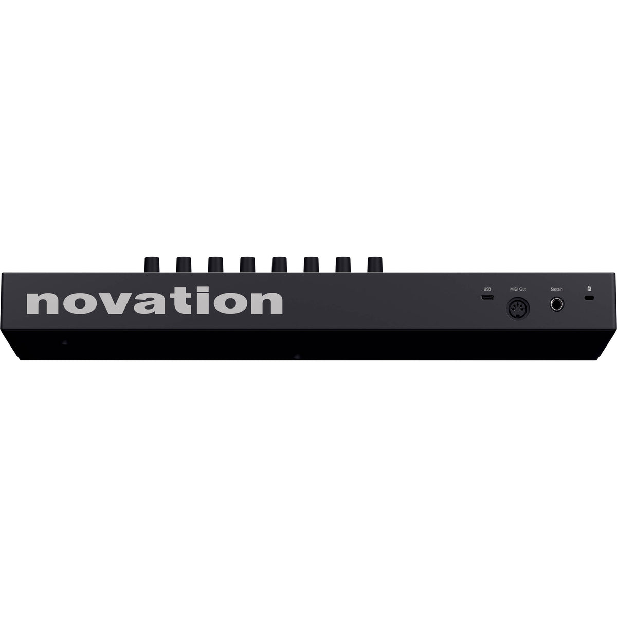 Novation Launchkey 25 MK4 MIDI keyboard with 25 keys, control knobs, and pads for music production and live performance.