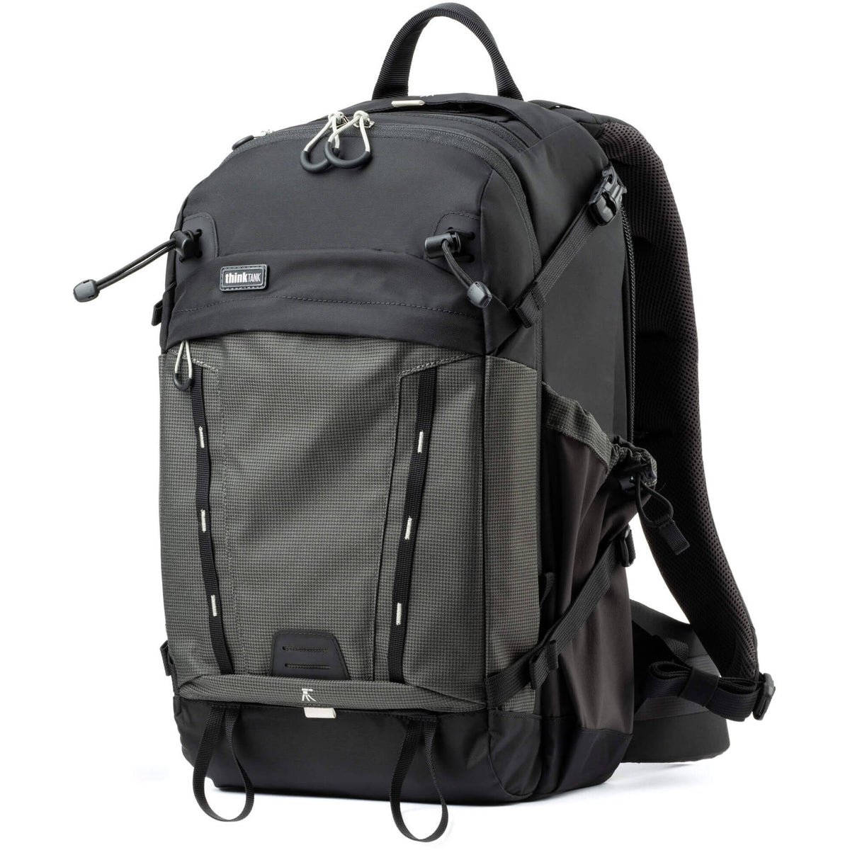 Think Tank Mindshift BackLight video equipment bag with padded compartments and adjustable straps for professional gear storage