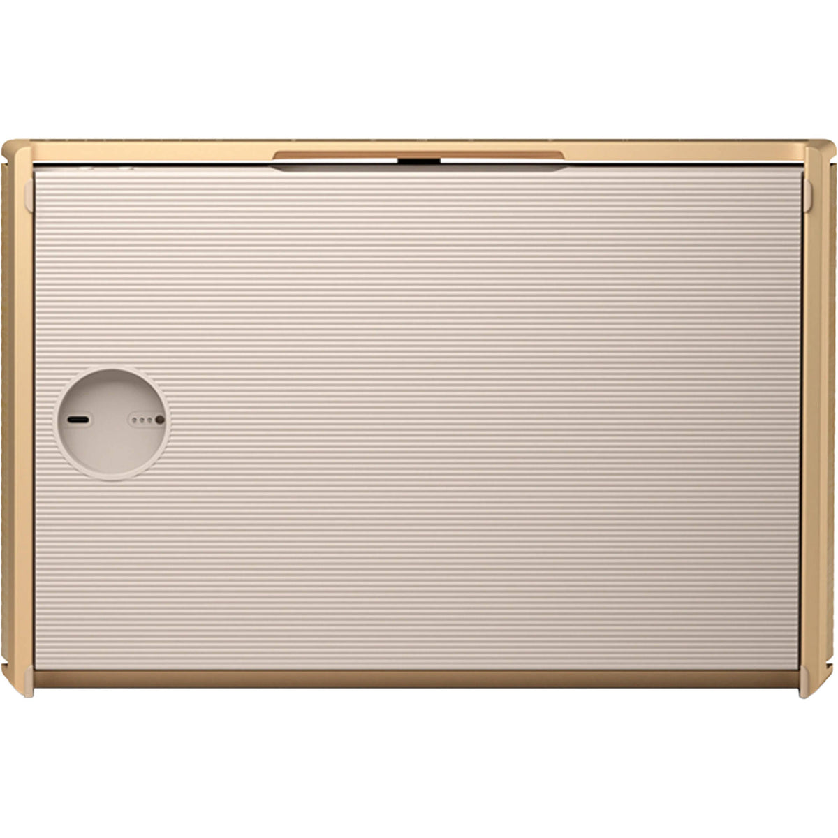 Wireless Bang & Olufsen Beosound Level speaker with sleek design and fabric covering, showcasing modern home audio technology.