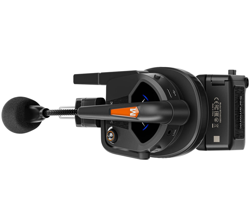 Saramonic WiTalk9 WT7S 7-person video equipment set with wireless microphones and transmitters for group recording.