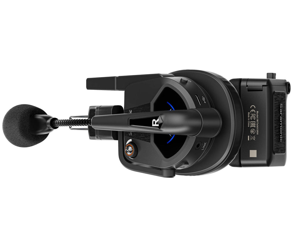 Saramonic WiTalk9 WT7S 7-person wireless video equipment set with microphones and receivers for professional filming.