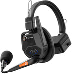 Saramonic WiTalk9 WT4S 4-person wireless video equipment with microphones and receiver for professional audio recording.