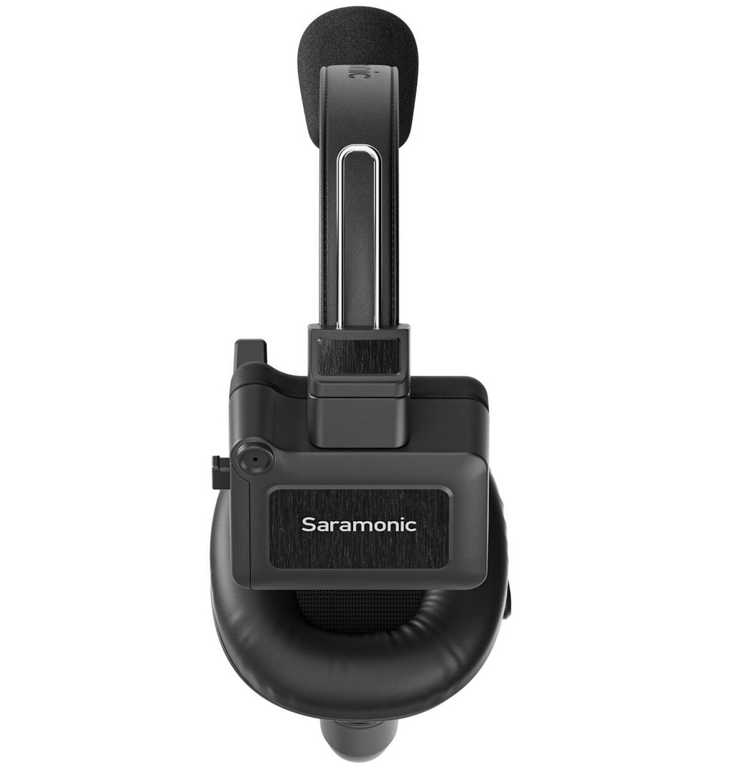 Saramonic WiTalk9 WT8S 8-person wireless video equipment with microphones and receiver for professional audio recording.