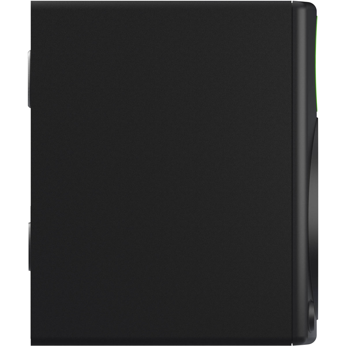 Mackie CR5BT desktop speakers in black with control knobs and audio input ports, designed for high-quality home or office audio.