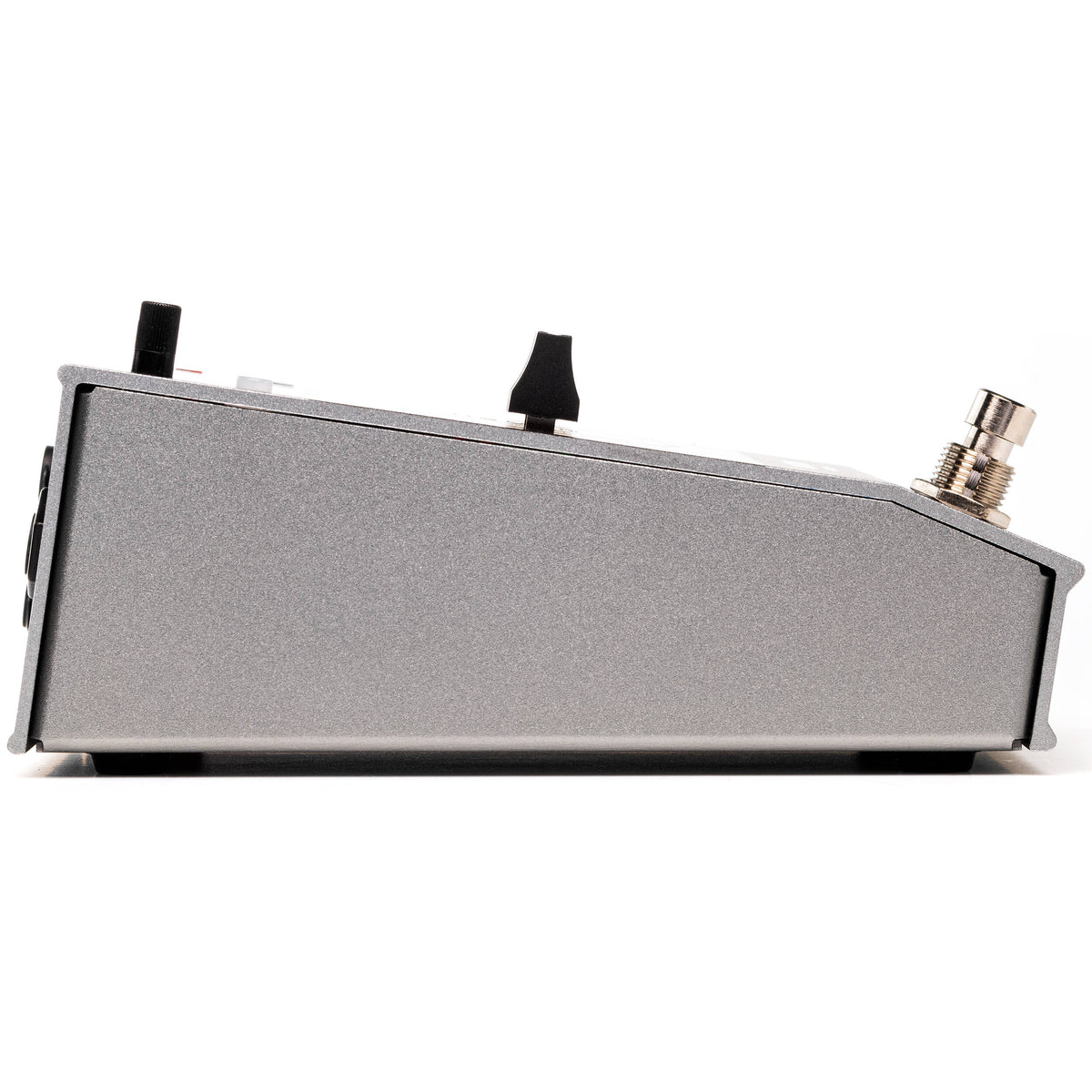Electro Harmonix Effects Interface hardware pedal for guitar and bass, with input and output jacks and control knobs.