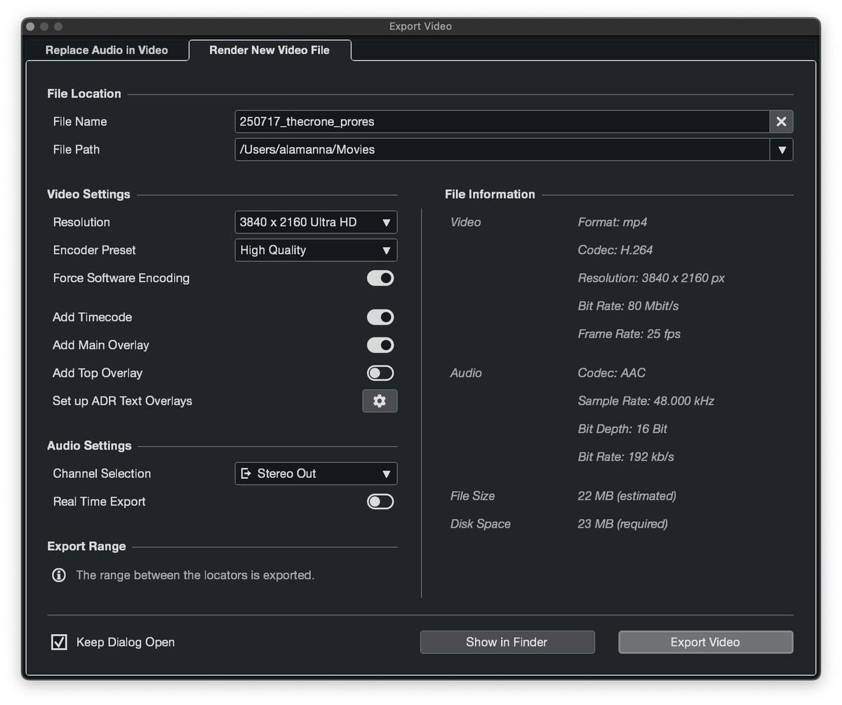 Steinberg Nuendo 15 DAW software interface on computer screen, professional audio editing and music production tool.