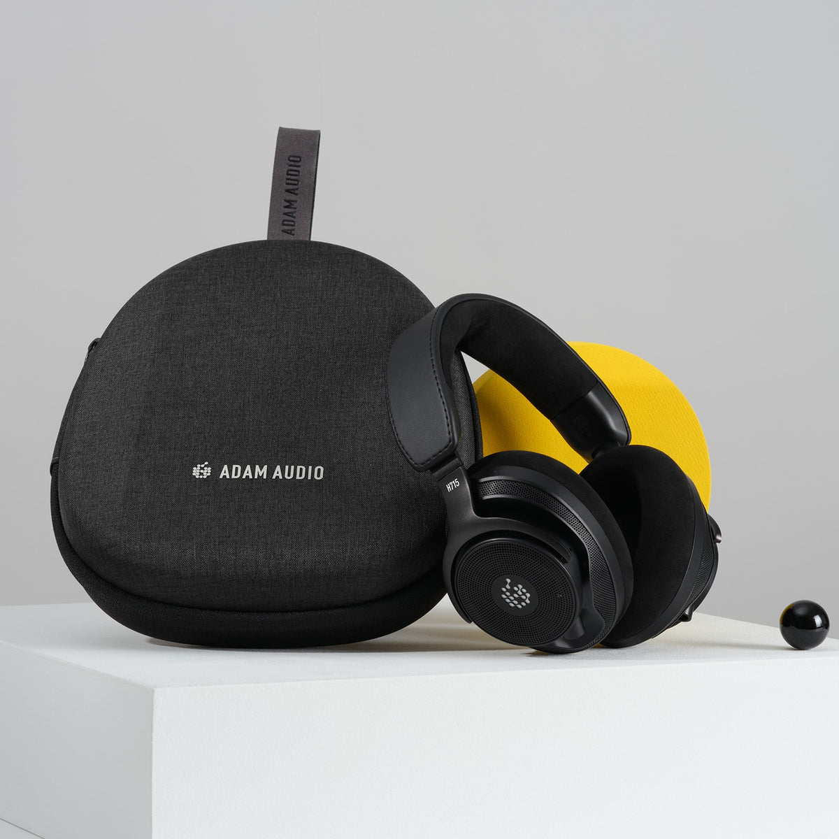 Adam Audio H715 Reference with its hard carry case