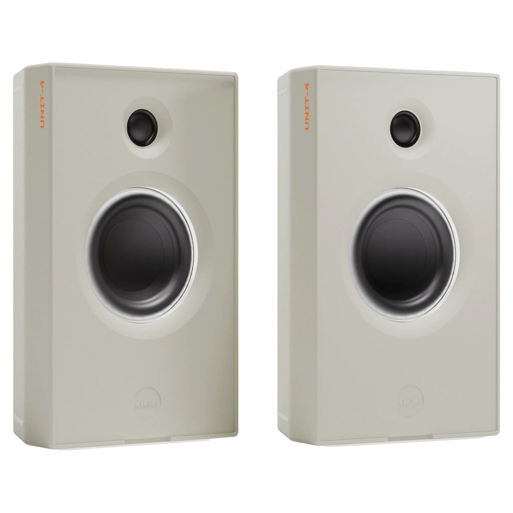 AIAIAI UNIT-4 MKII, white pair with grilles removed