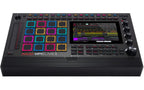 Akai Professional MPC Live III drum machine and sampler with touchscreen interface, jog wheel, and control buttons.
