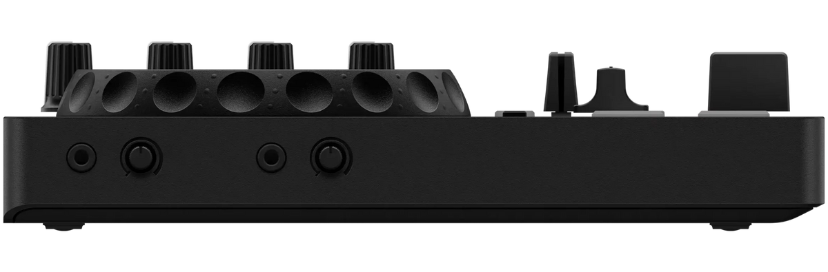 AlphaTheta DDJ-FLX2 2-channel DJ controller, angled view