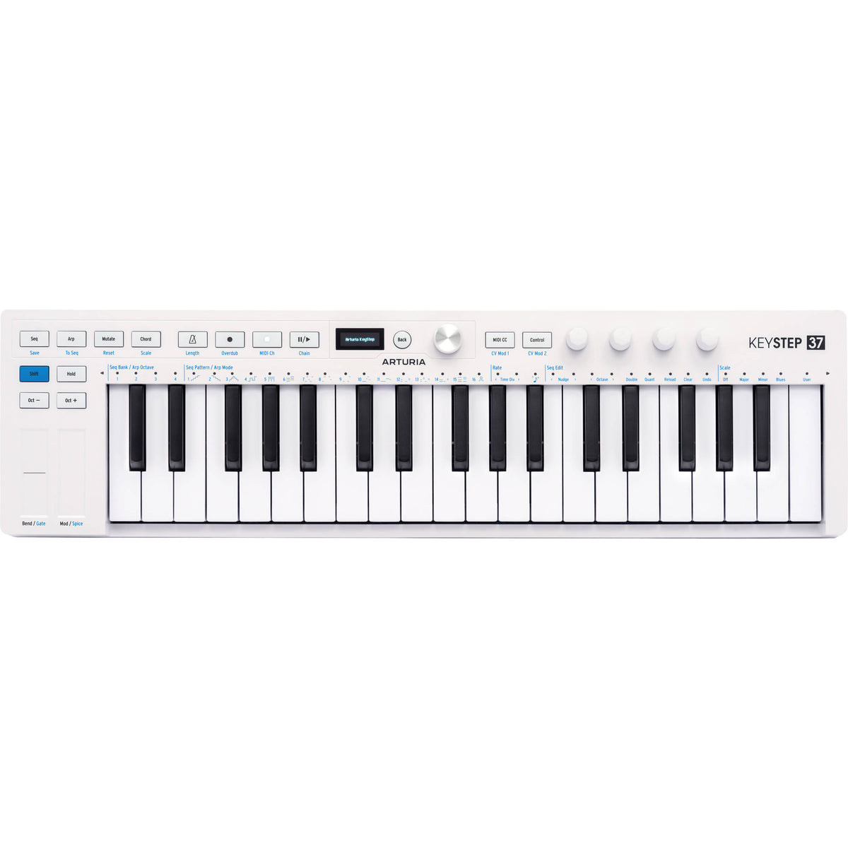 Arturia KeyStep 37 MK2 sequencers, close up