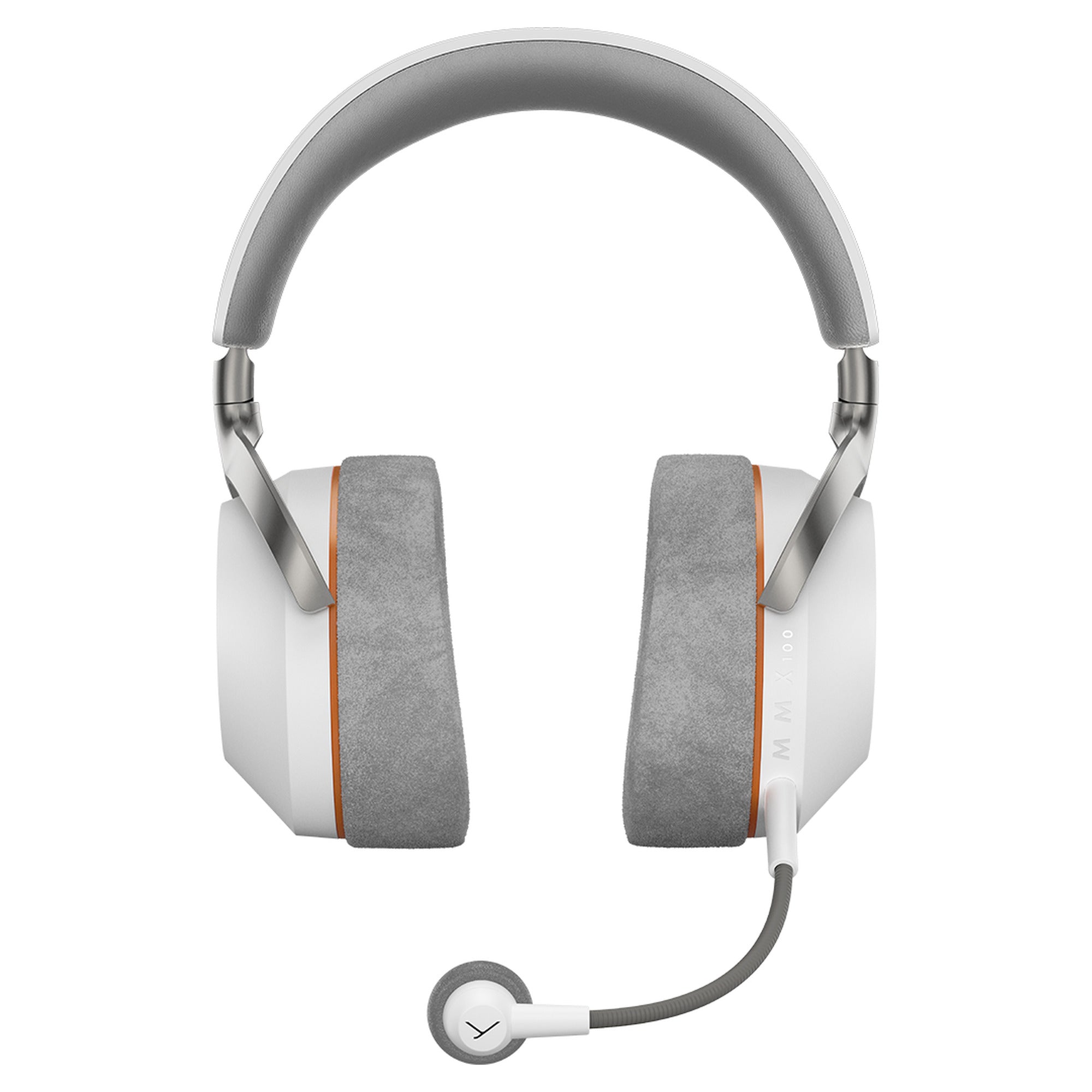 Beyerdynamic MMX 100 Wireless gaming headset in Arctic White, front view