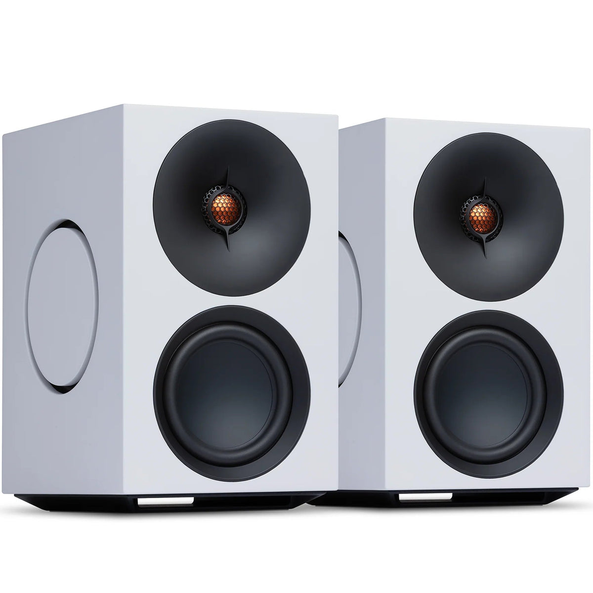 Cambridge Audio L/R M active bookshelf speakers, white