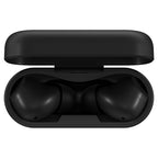 Cambridge Audio Melomania A100 SE open charging case top view, Black