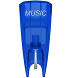Ortofon Concorde Music Blue turntable stylus with blue cartridge tip, designed for high-quality vinyl playback.