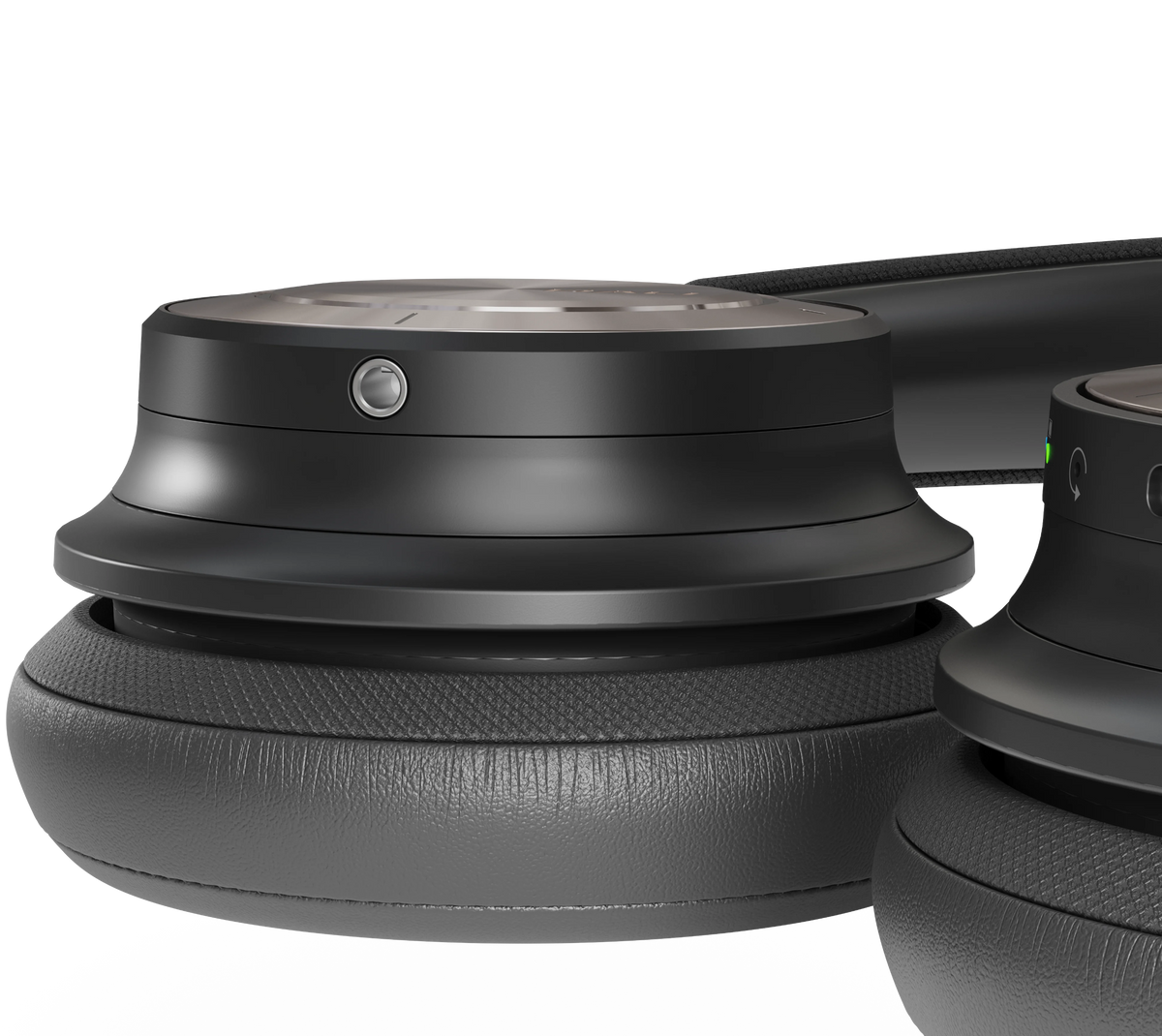 DALI Dali iO-8 wireless headphones in iron black with padded ear cushions and sleek over-ear design.