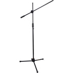 Hercules Stands MS434B floor microphone stand with adjustable height and boom arm for professional audio setup.