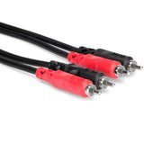 Hosa CRA-200 Dual RCA - Dual RCA Stereo Interconnect Cable