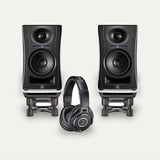 Kali Audio LP-UNF + IsoAcoustics ISO-155 + Audio-Technica ATH-M40x Desktop Monitoring Set