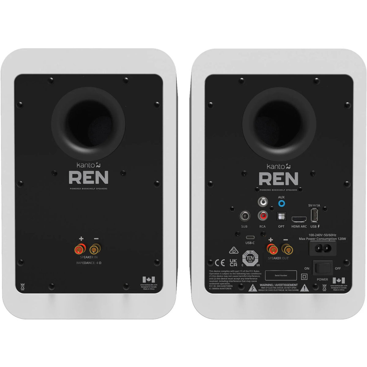 Kanto Audio Ren bookshelf speakers, view 9