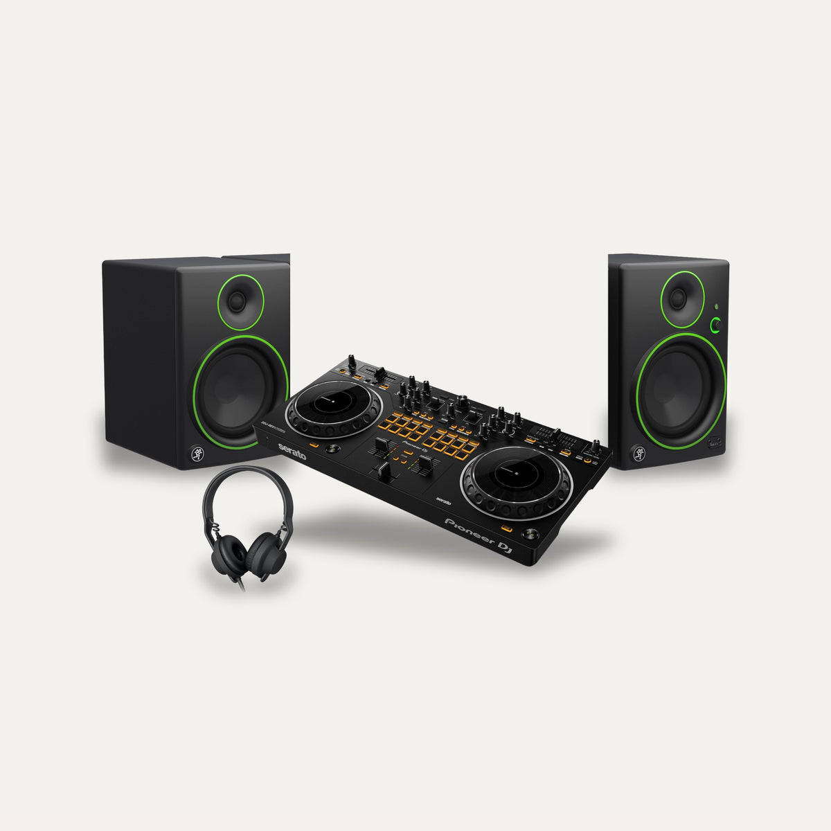 Pioneer DDJ-REV1 + AIAIAI TMA-2 DJ V2 + Mackie CR5BT Scratch Starter Set
