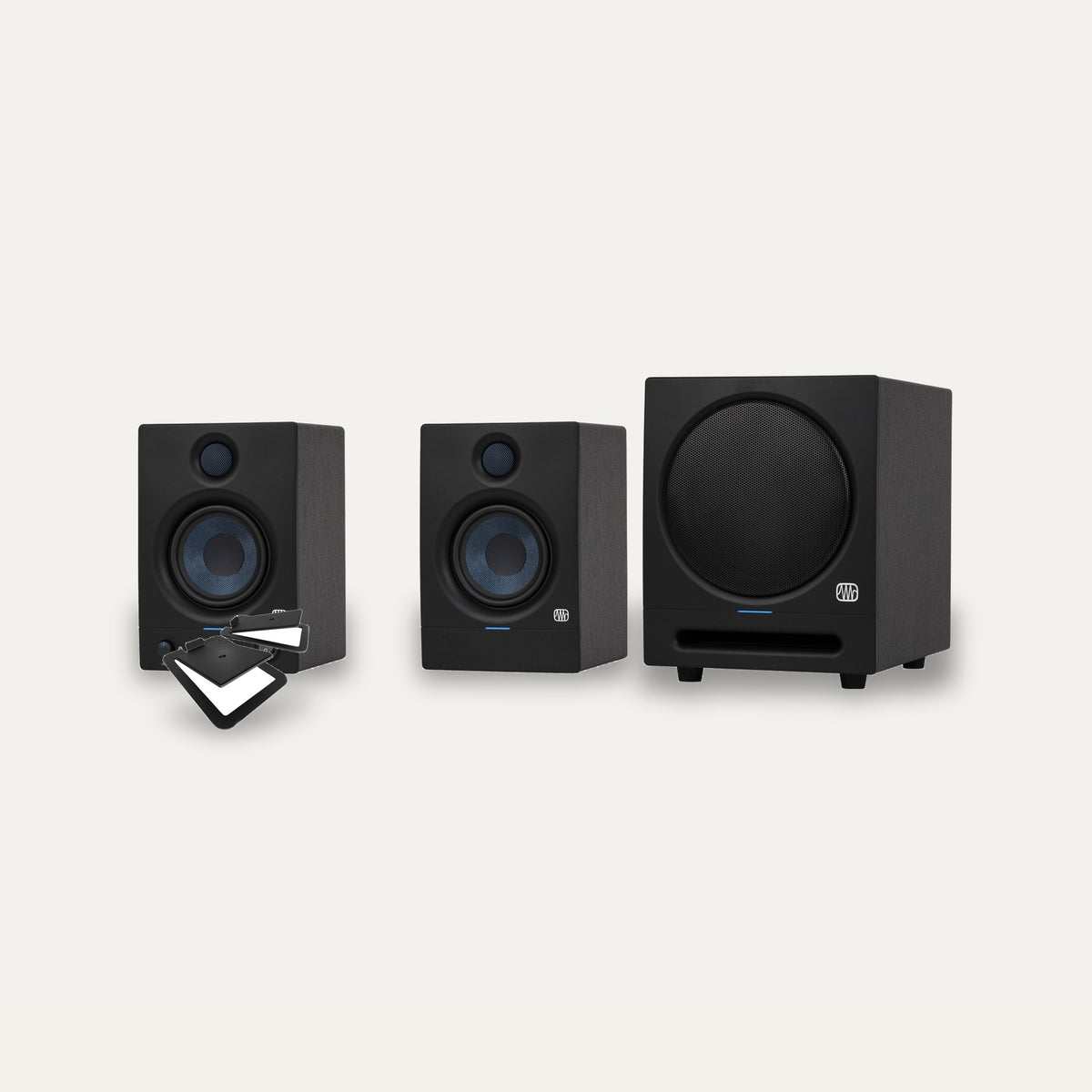PreSonus Eris 4.5 BT + Eris Sub 8 BT + Kanto S4 Desktop Set