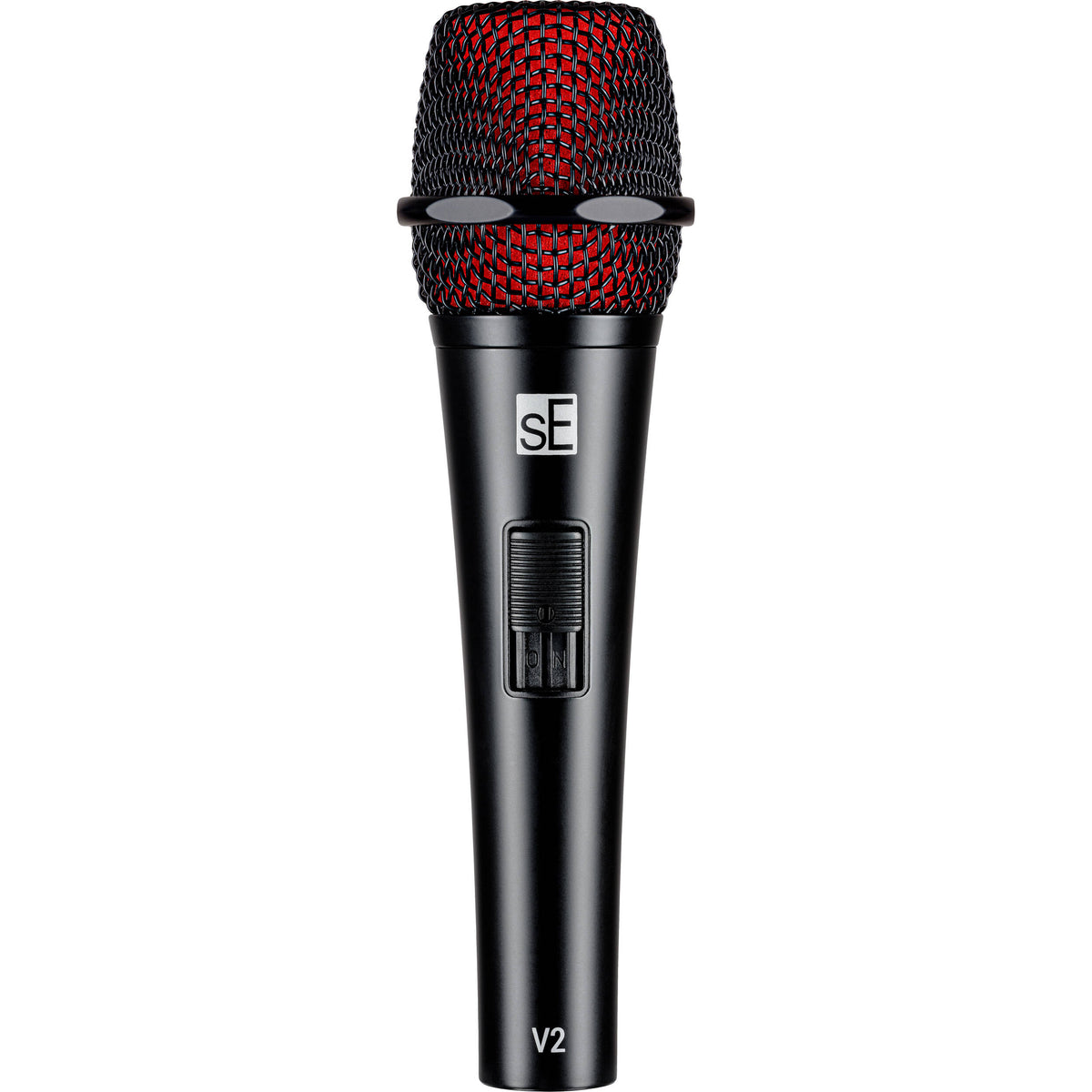 sE Electronics V2 (with Switch) dynamic microphone, front view