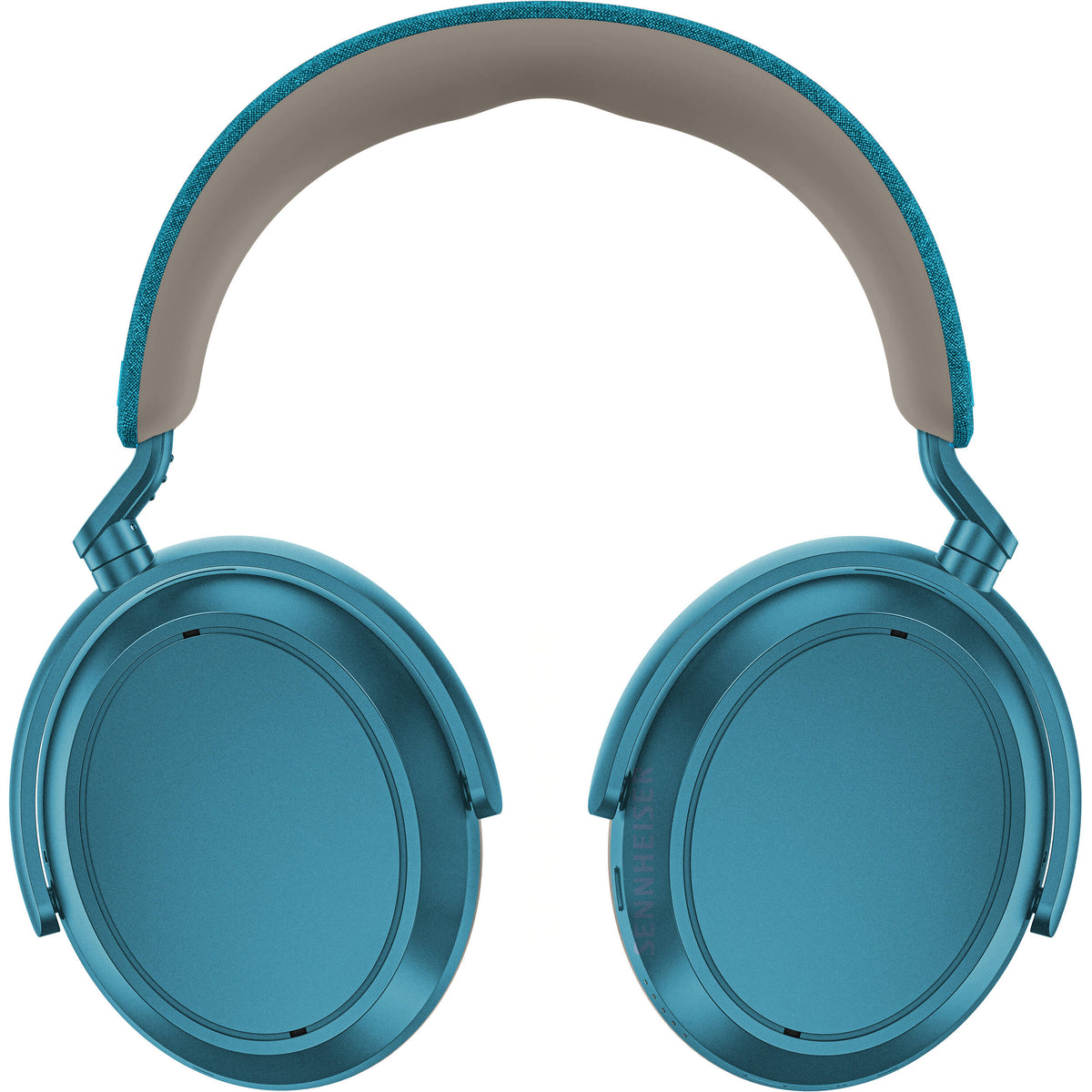 Sennheiser Momentum 4 Wireless headphones, three-quarter view in petrol blue