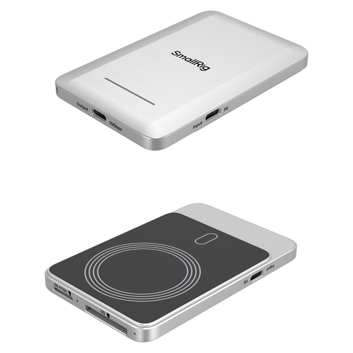 SmallRig Multifunctional Portable SSD ports and magnetic back