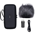 Zoom APH-5s digital recorder with compact design and multiple recording controls, ideal for professional audio recording.
